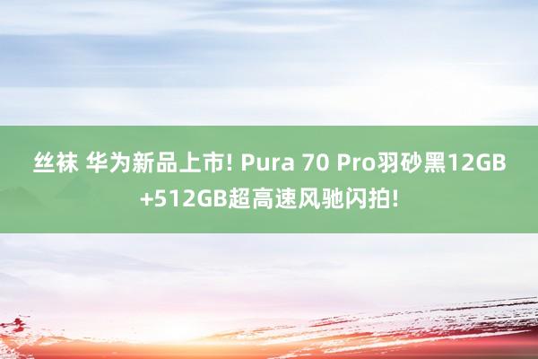 丝袜 华为新品上市! Pura 70 Pro羽砂黑12GB+512GB超高速风驰闪拍!