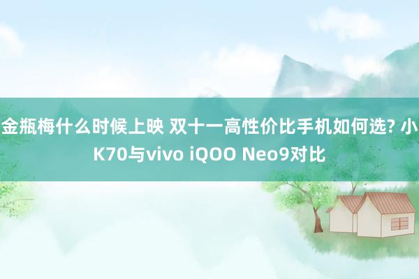 新金瓶梅什么时候上映 双十一高性价比手机如何选? 小米K70与vivo iQOO Neo9对比