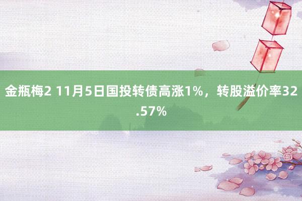 金瓶梅2 11月5日国投转债高涨1%，转股溢价率32.57%