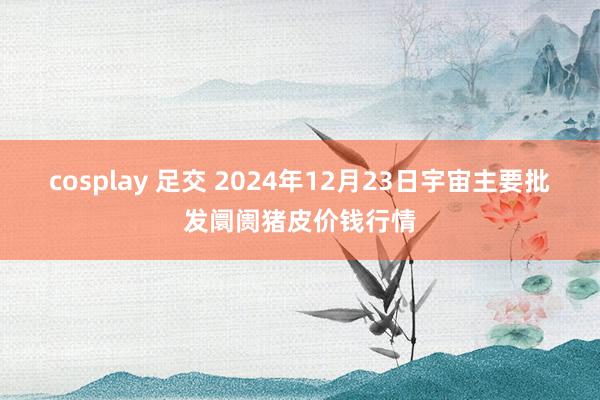 cosplay 足交 2024年12月23日宇宙主要批发阛阓猪皮价钱行情