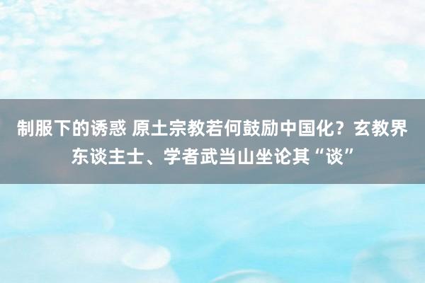 制服下的诱惑 原土宗教若何鼓励中国化？玄教界东谈主士、学者武当山坐论其“谈”