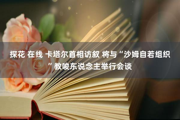 探花 在线 卡塔尔首相访叙 将与“沙姆自若组织”教唆东说念主举行会谈